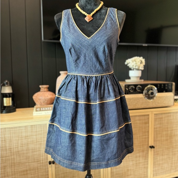 Betsey Johnson Dresses & Skirts - Vintage Betsey Johnson layered denim dress